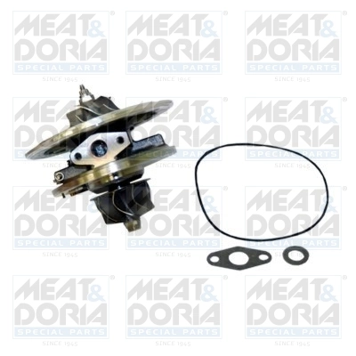 Core assembly, turbocharger